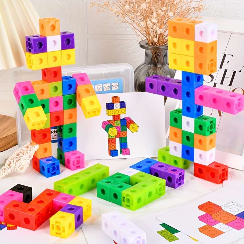 Children's Colorful Building Block Toy Set