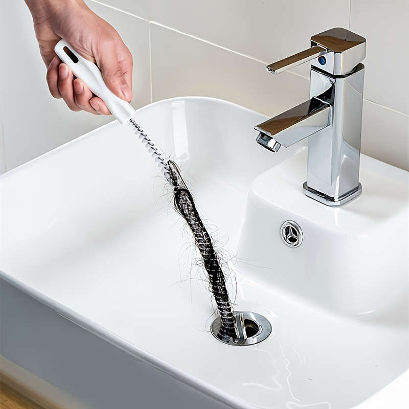 1Pc Plastic Pipe Unclogging Brush Drain Deburring Tool