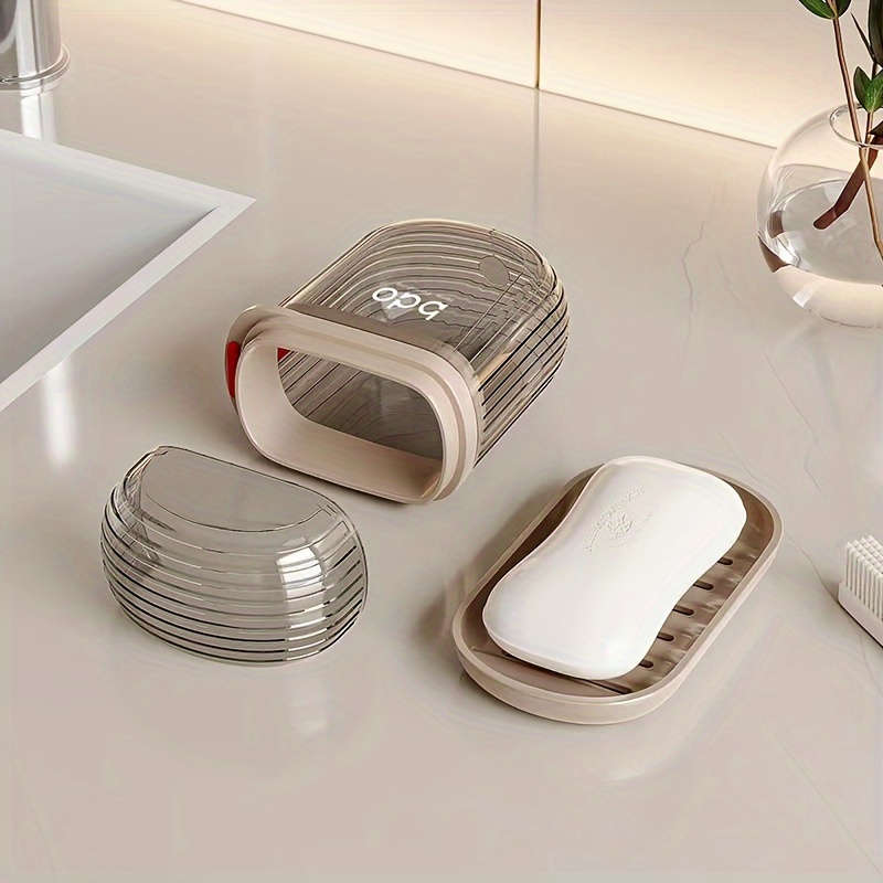 1 x Portable Travel Soap Dish With Lid