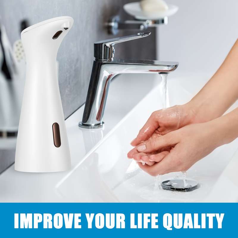 Touchless Automatic Soap Dispenser 6.76 Oz Battery Powered Infrared Sensor