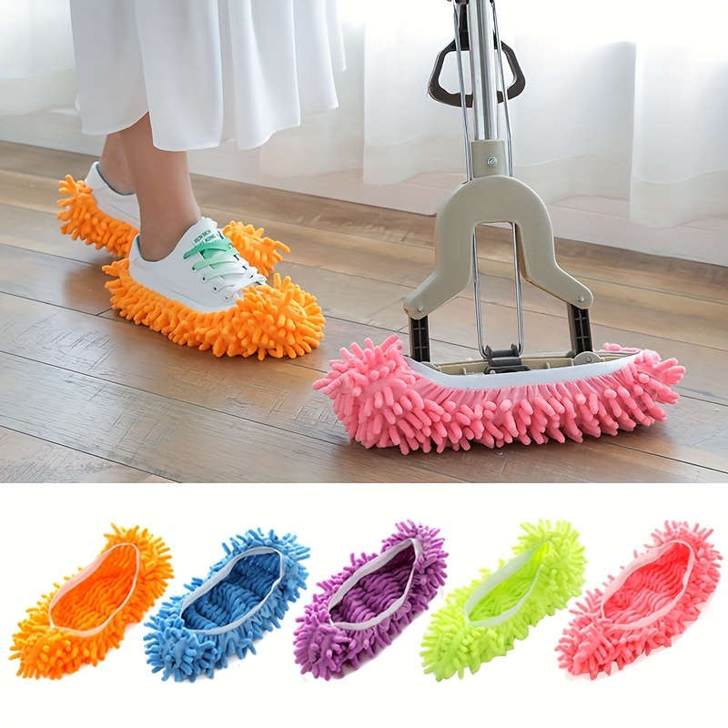 2-Pack Lazy Mop Slippers