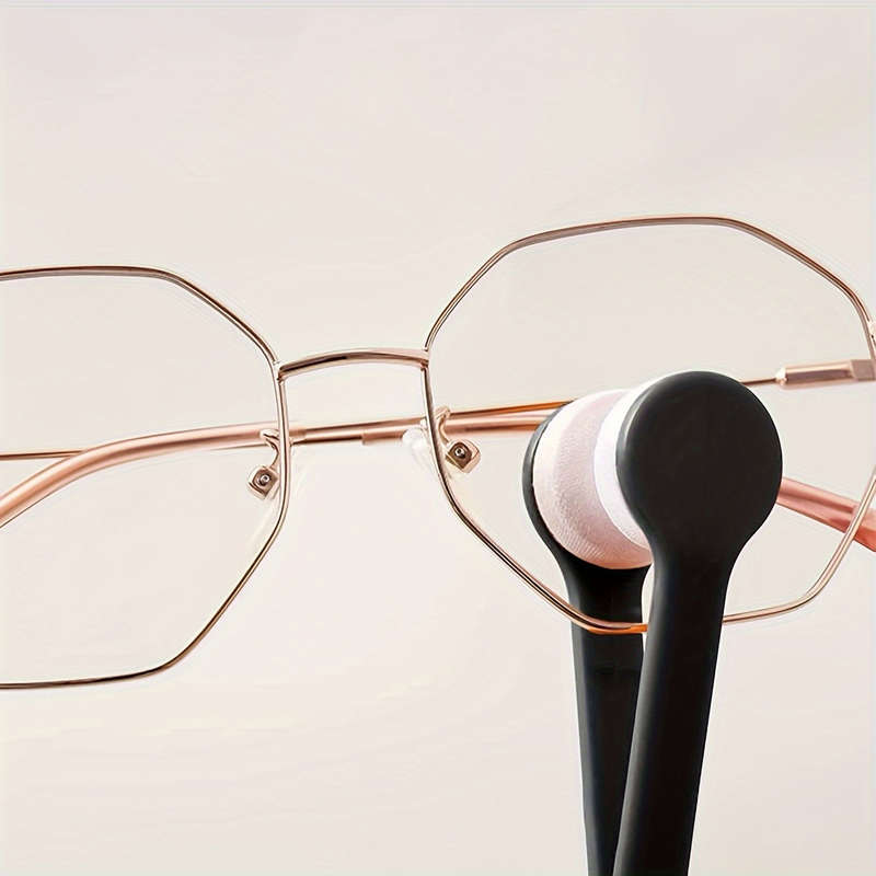 Portable Microfiber Glasses Cleaning Brush - Multifunctional Fashion Glasses Wiping Tool