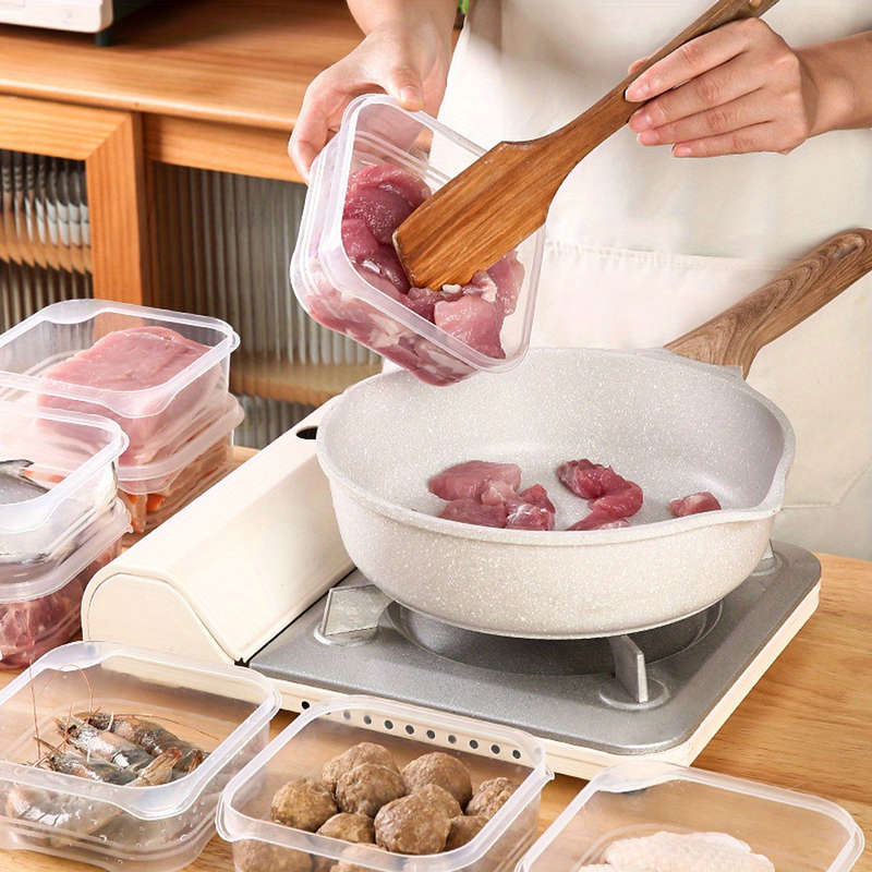 10stackable freezer storage containers