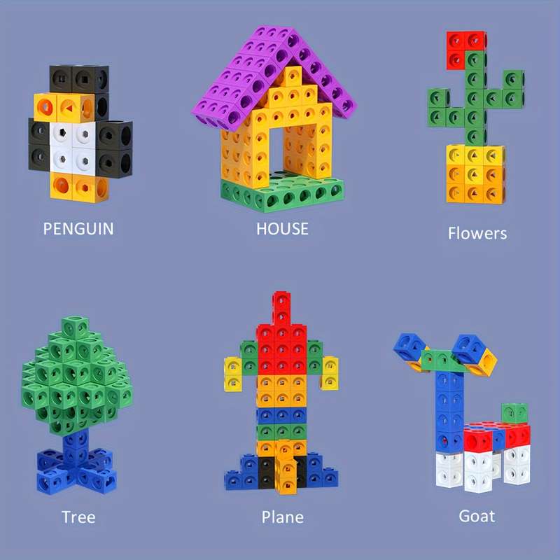 Math Link Cubes Set 100 Cubes