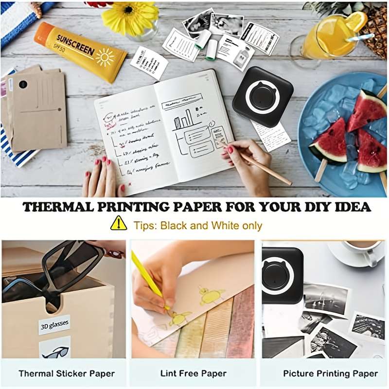 Sticker Printer Mini Thermal Printer