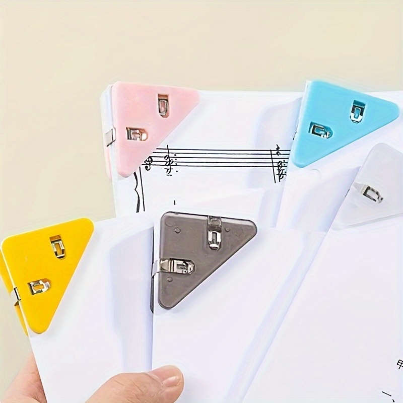 10-Pack Multi-Purpose Triangle Book Holders