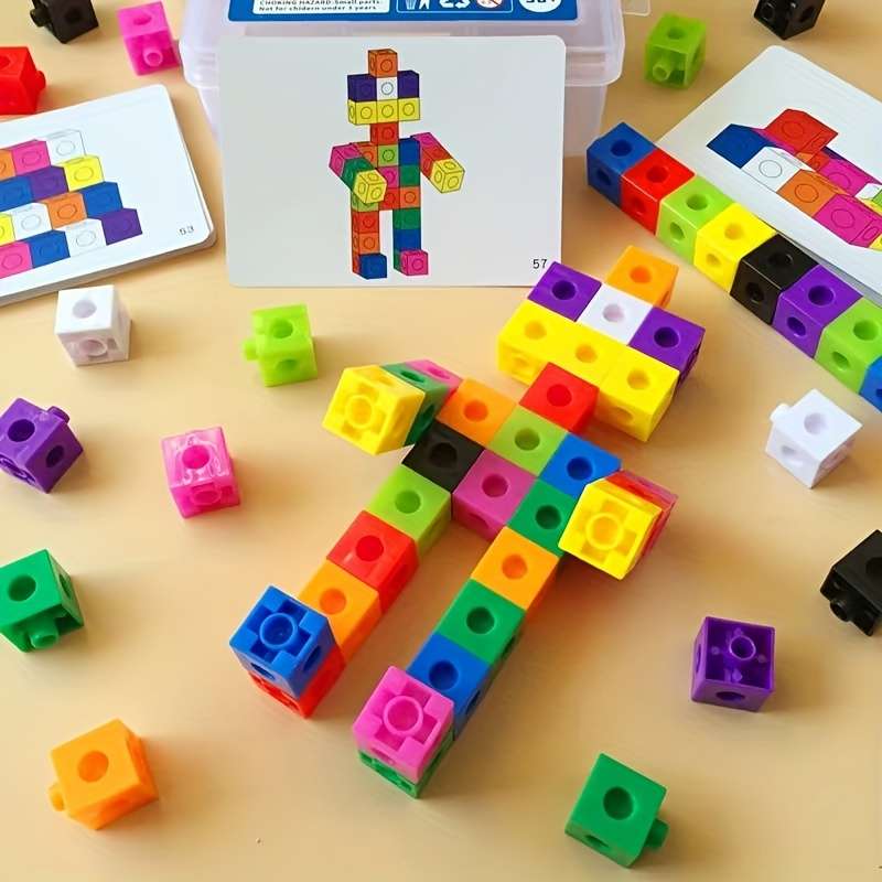 Children's Colorful Building Block Toy Set
