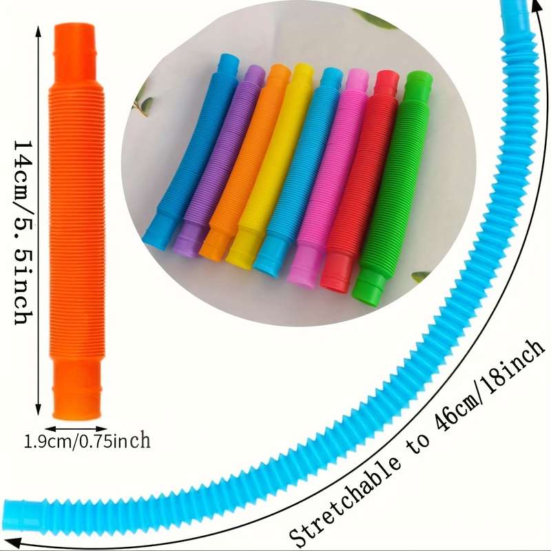 30-Piece Sensory Tube Toy Set