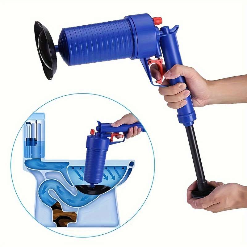 Heavy Duty High Pressure Air Toilet Plunger
