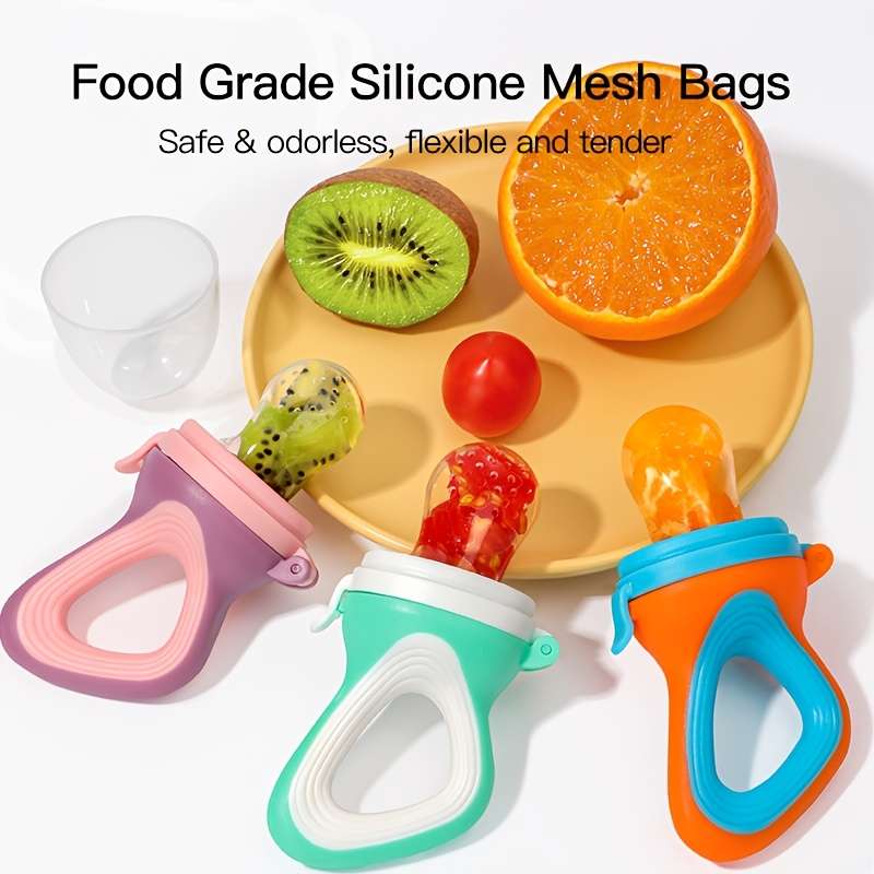 5-Piece Silicone Fruit Feeder Set For Kids
