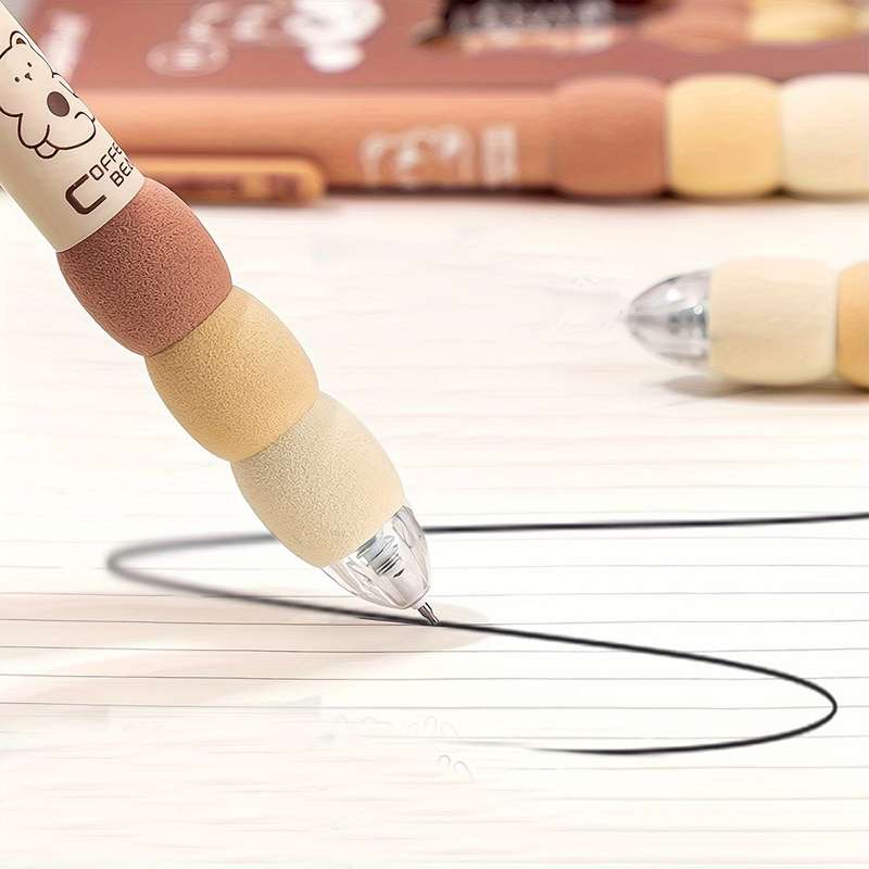 4pcs Cute Cartoon Bear Erasable Gel Pens