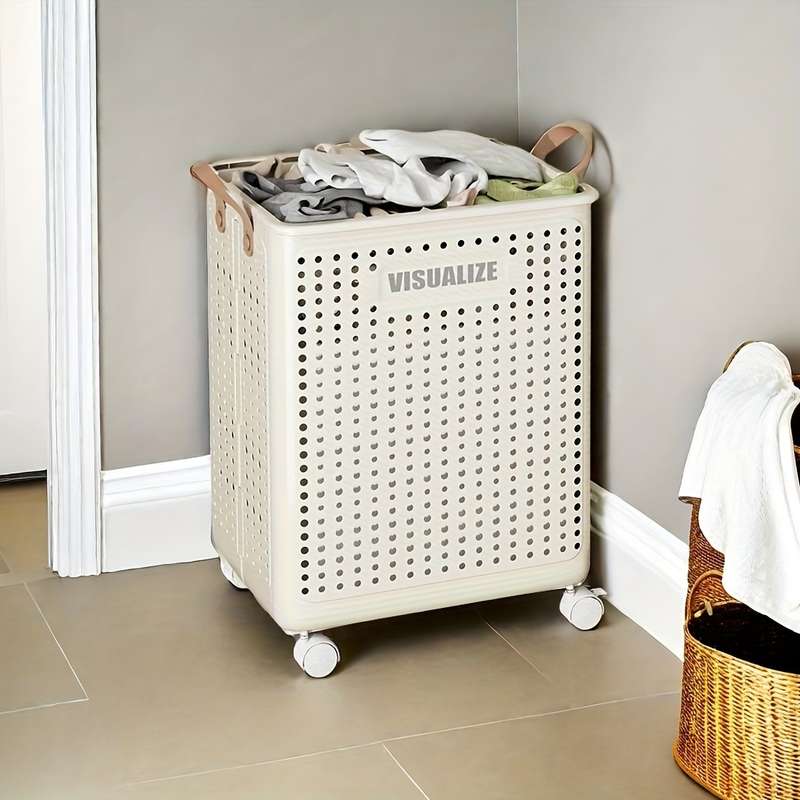 1 Large Collapsible Portable Laundry Basket