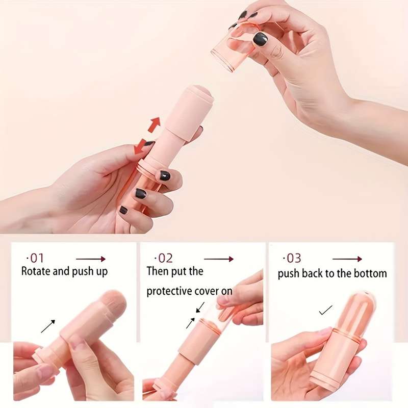 Multifunctional 4 in 1 Retractable Makeup Brush Set