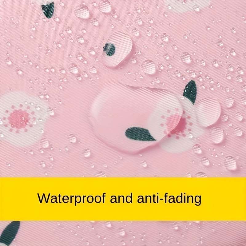Cute polyester toiletry bag, lightweight, waterproof travel storage bag with zipper closure, multi-c