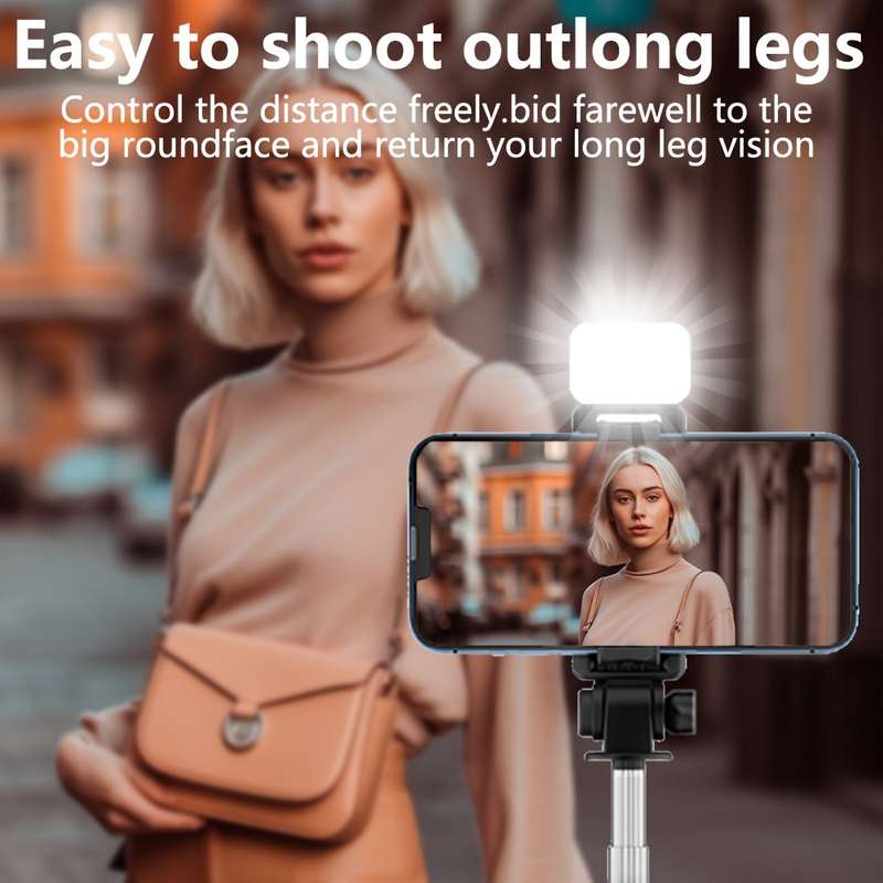 Extended selfie stick fully automatic multifunctional