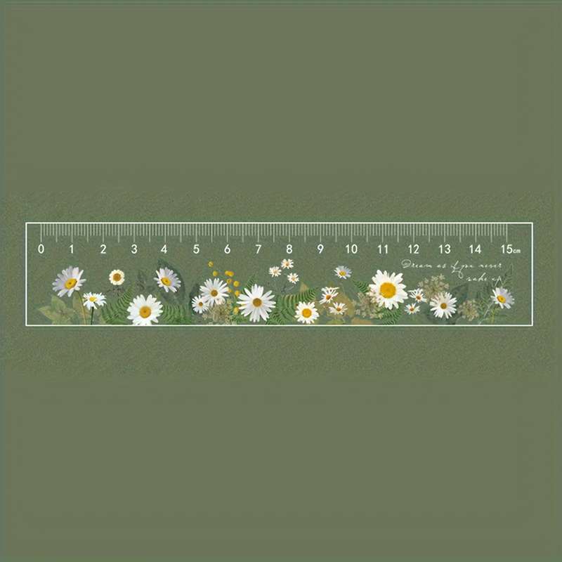 Clear Acrylic 15cm School Ruler