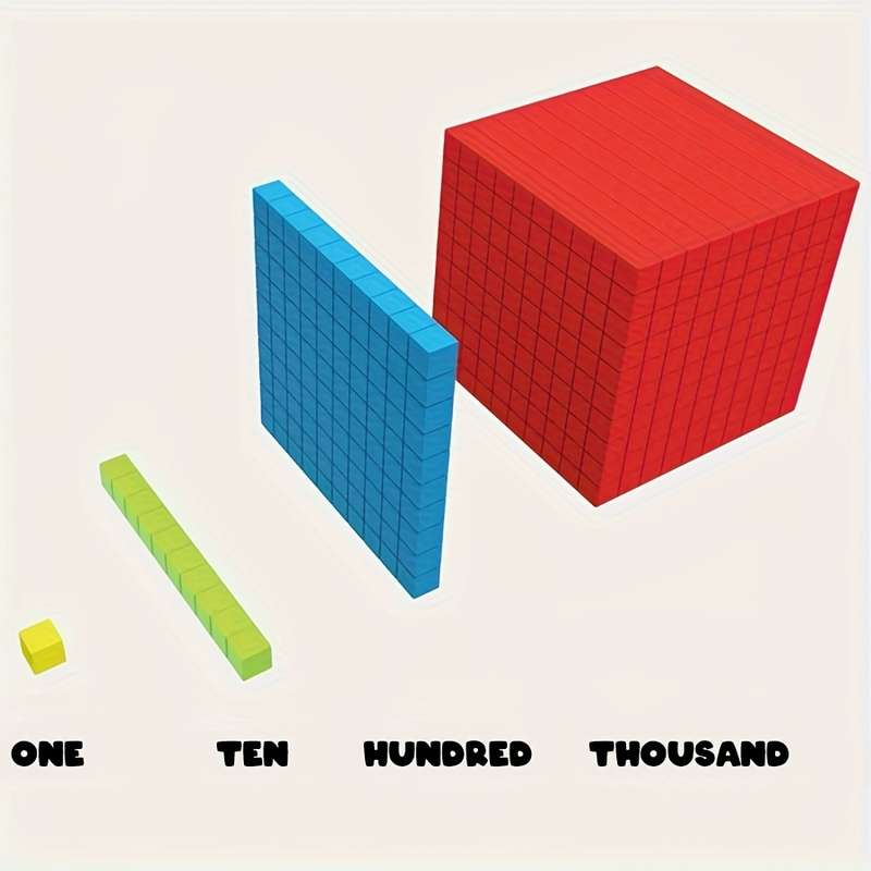 131 Pieces Of Decimal Building Blocks