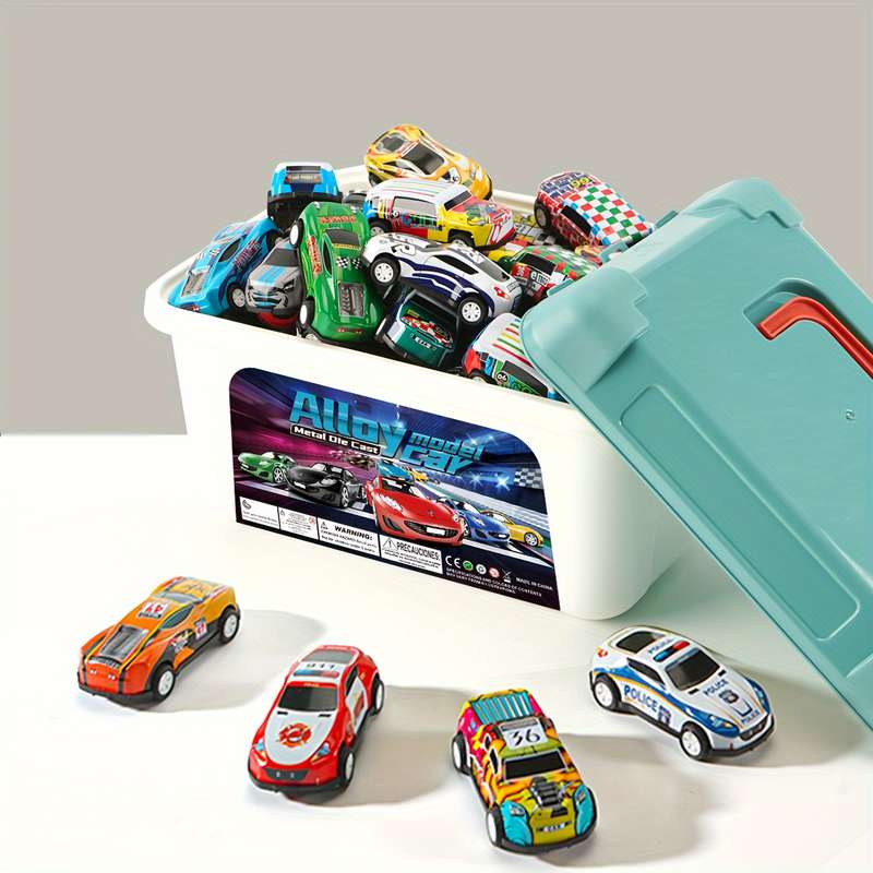 20-piece metal toy car set