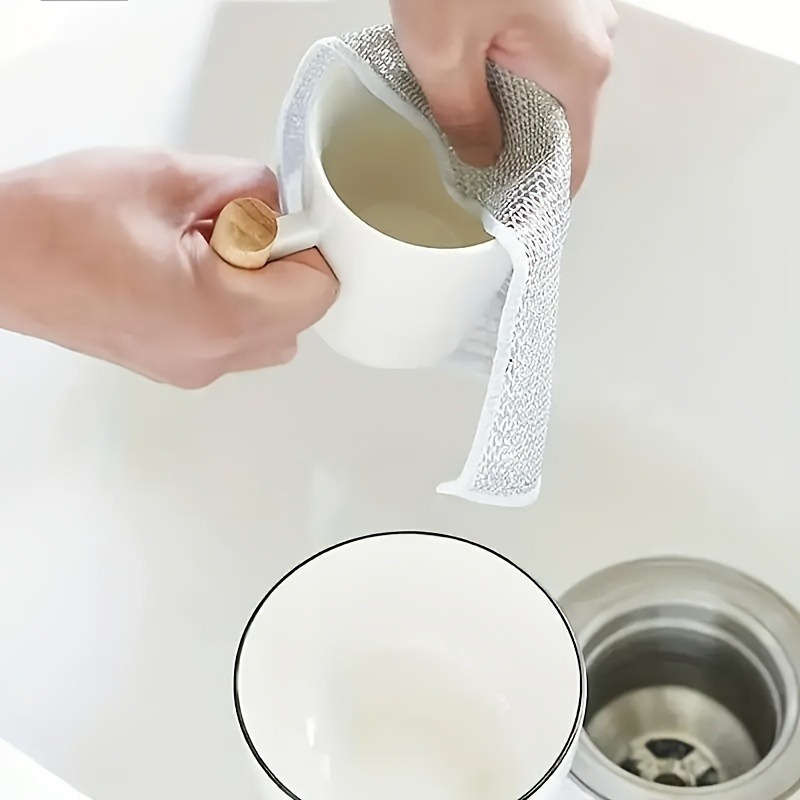 10 Stainless Steel Cleaning Cloths