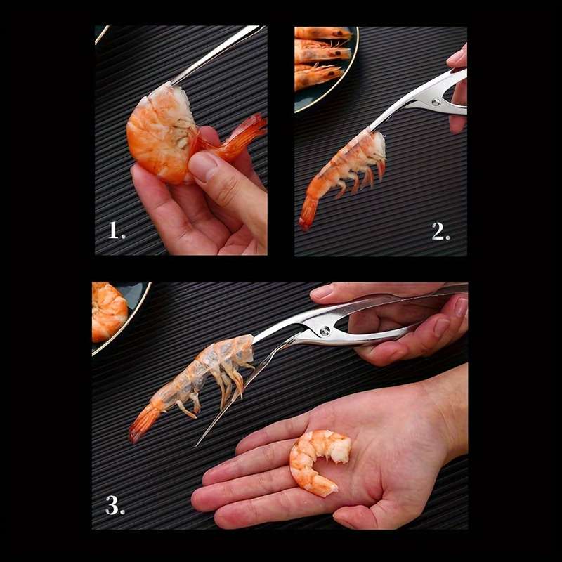 1 Stainless Steel Shrimp Deveining Tool