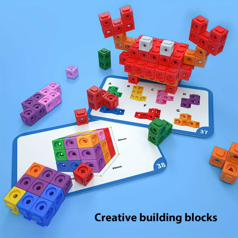 100 Math Connect Cubes
