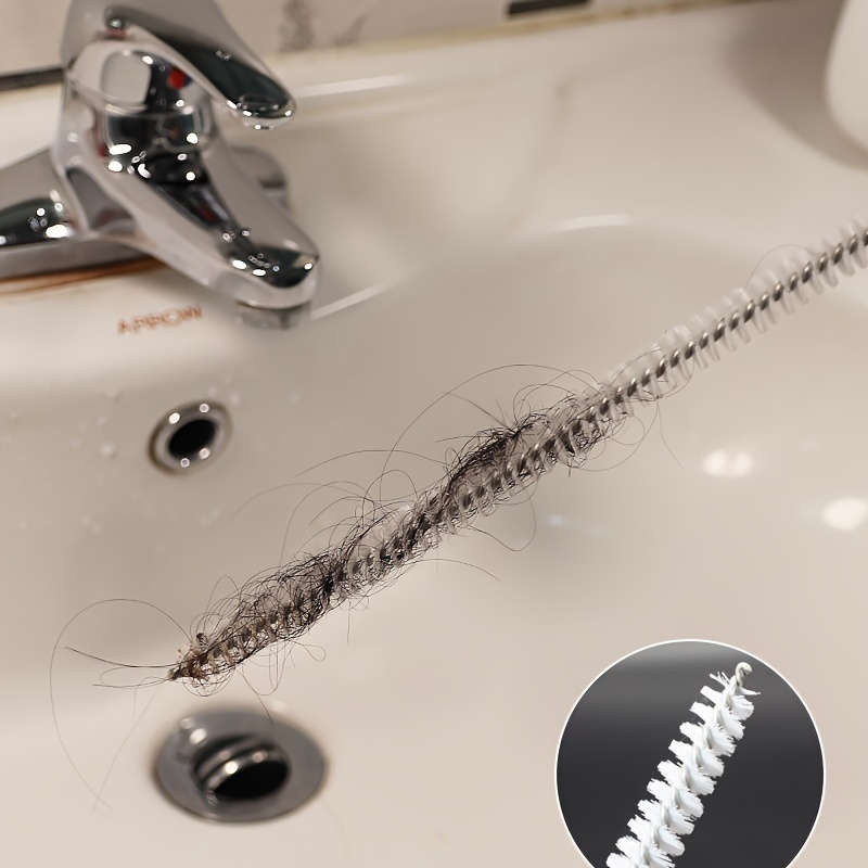 1Pc Plastic Pipe Unclogging Brush Drain Deburring Tool