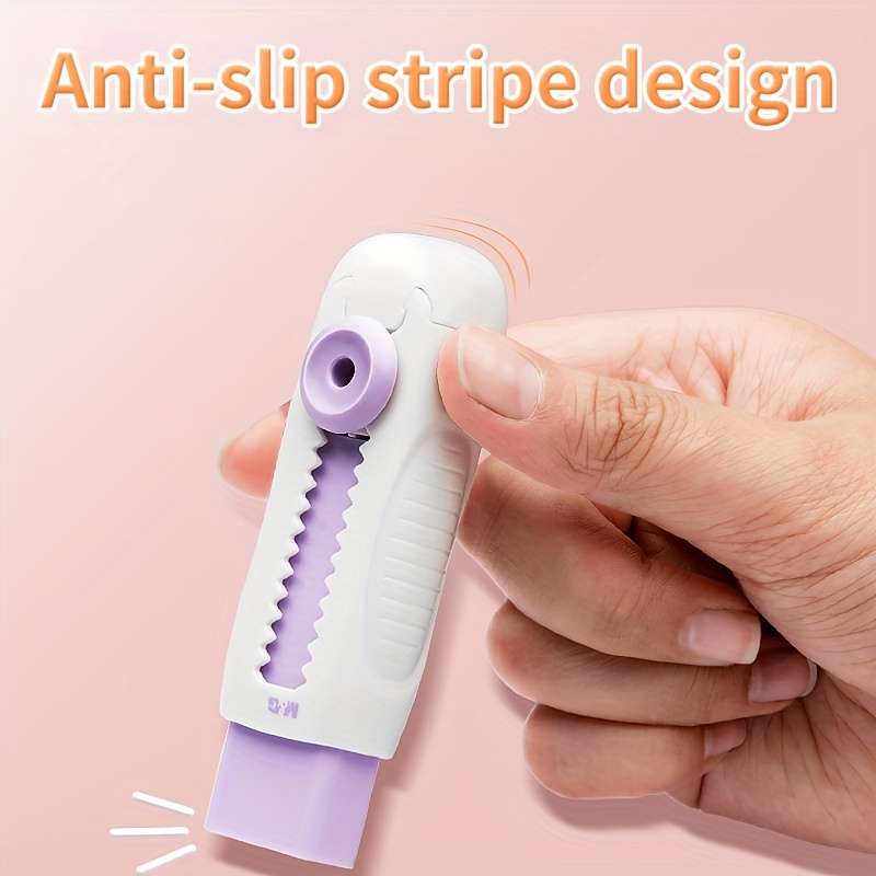 5-Piece Sliding Retractable Rubber Eraser Set