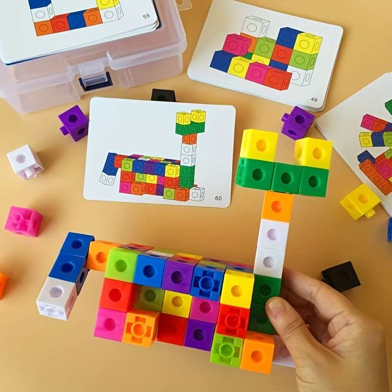 Children's Colorful Building Block Toy Set