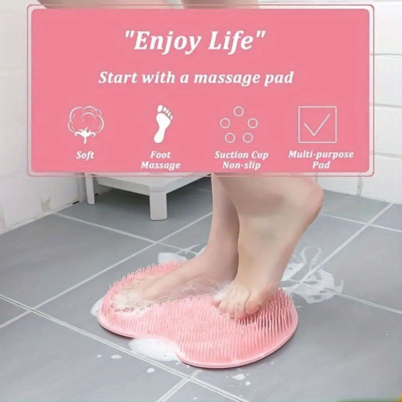 Silicone Massage Pad, Foot And Back Brush