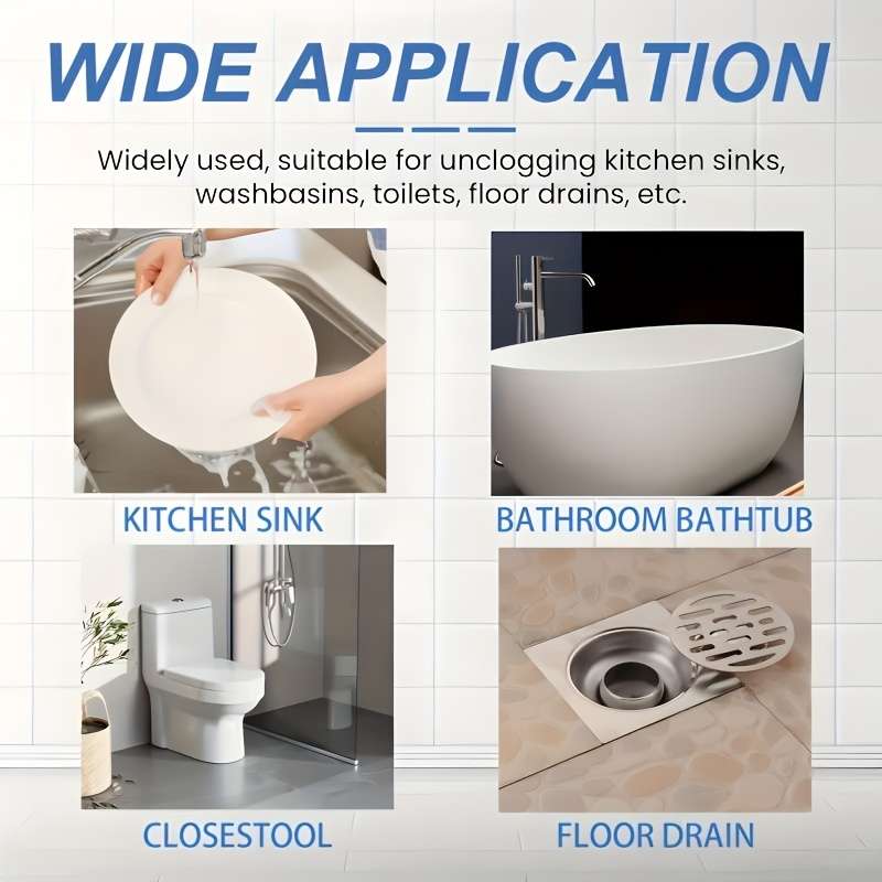 1 piece instant drain cleaner for quick unclogging