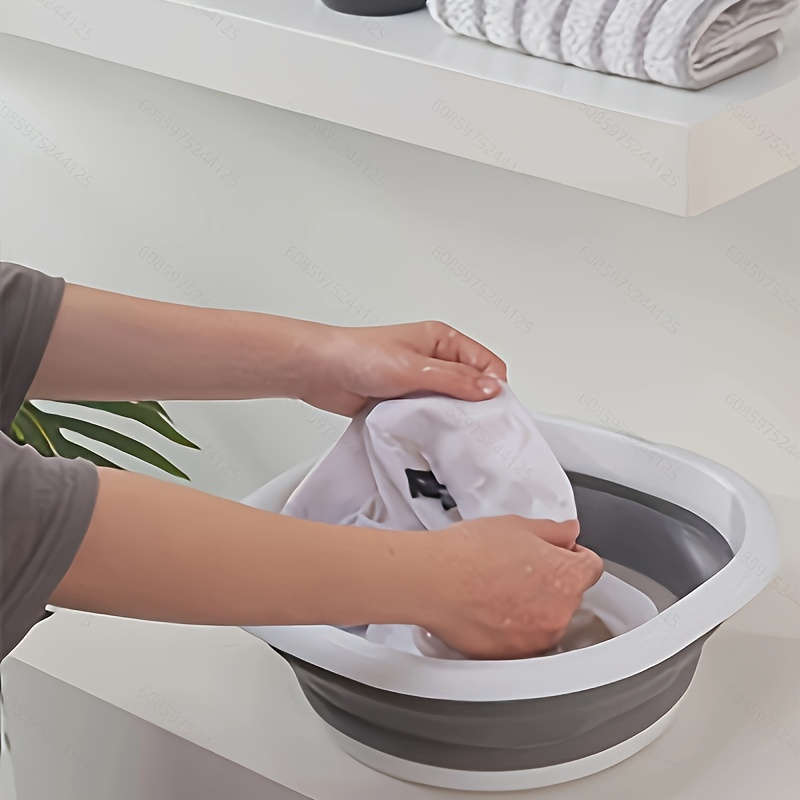 3 Pack Collapsible Plastic Basins - Multi-Purpose
