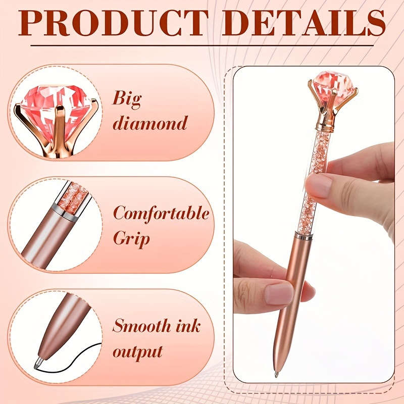 4pcs Large Crystal Diamond Pen Gift