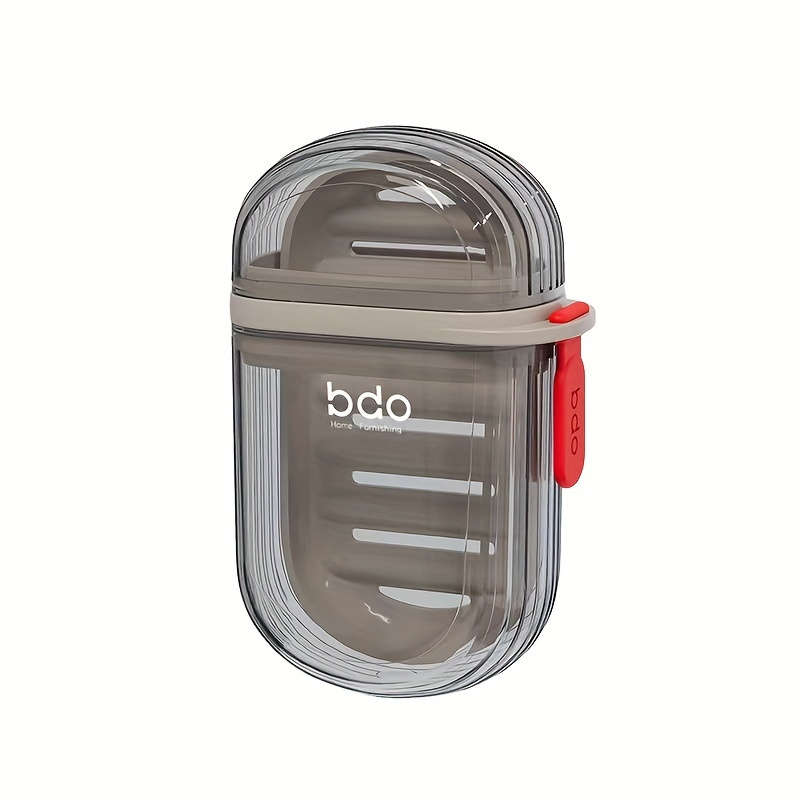 1 x Portable Travel Soap Dish With Lid