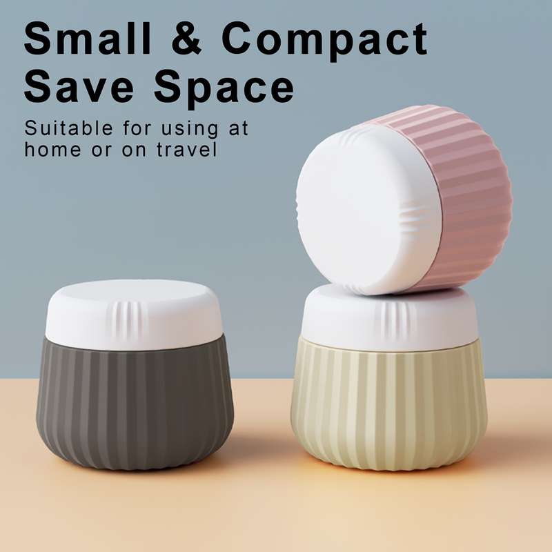 4-Pack Silicone Refillable Travel Containers