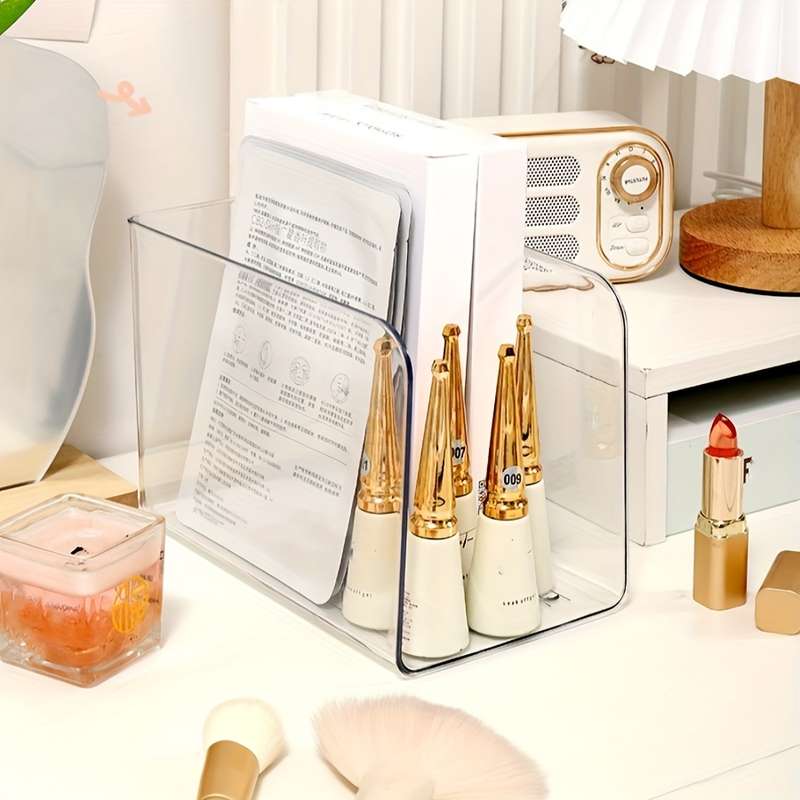 Transparent Bookshelf Book Stand Desktop Stand