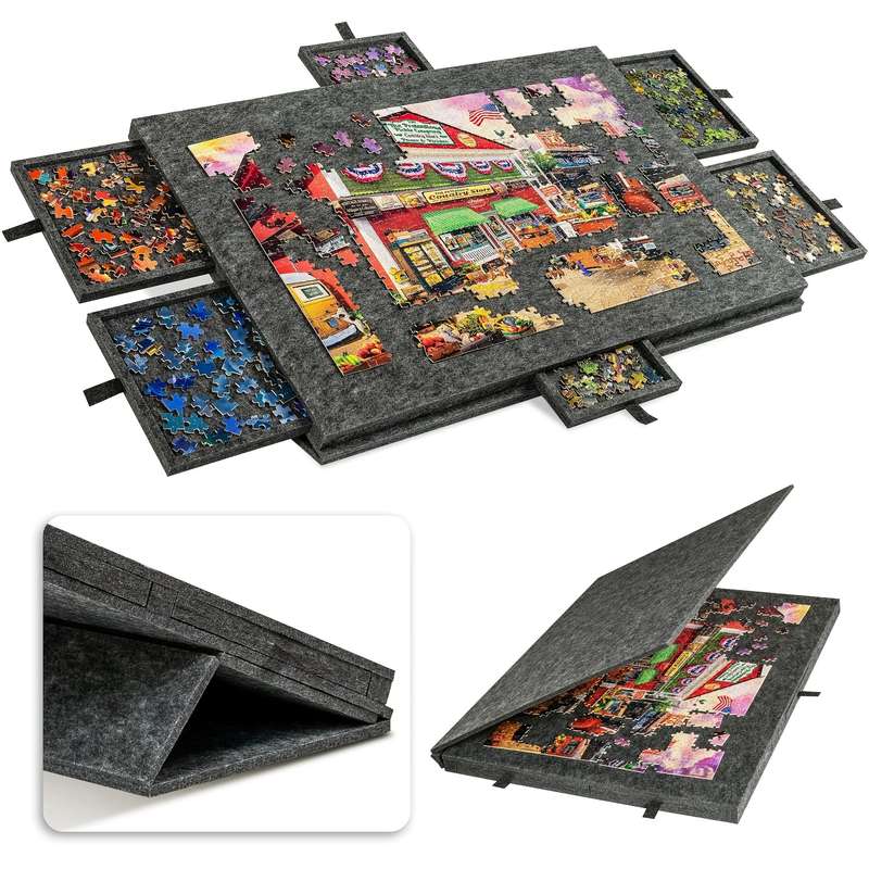 6 In 1 Jigsaw Puzzle Table