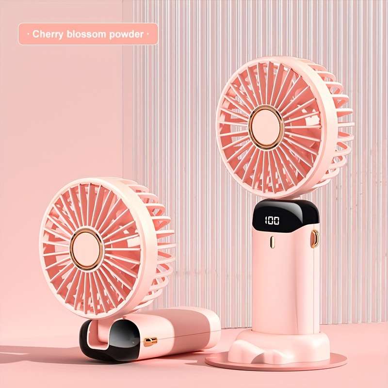1pcs Mini Fan Usb Rechargeable Handheld Fan
