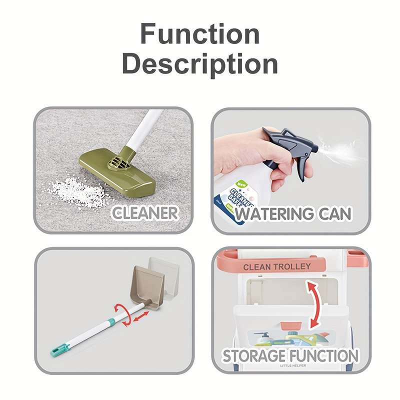 20-Piece Pretend Chore Playset