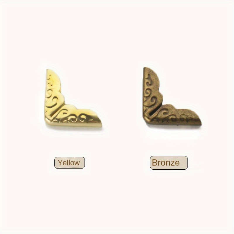50pcs, Iron Decorative Triangular Edge Protectors