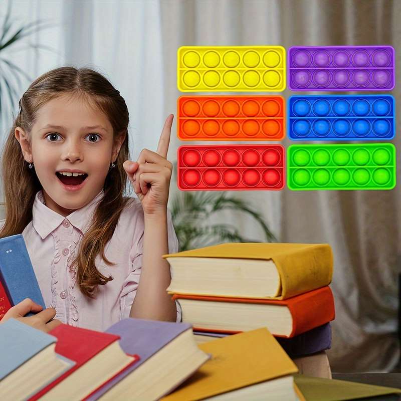 6-Pack Silicone Ten Frame Counting Teaching Aids