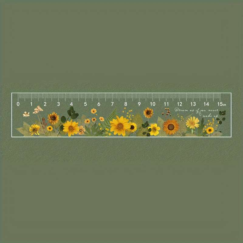 Clear Acrylic 15cm School Ruler