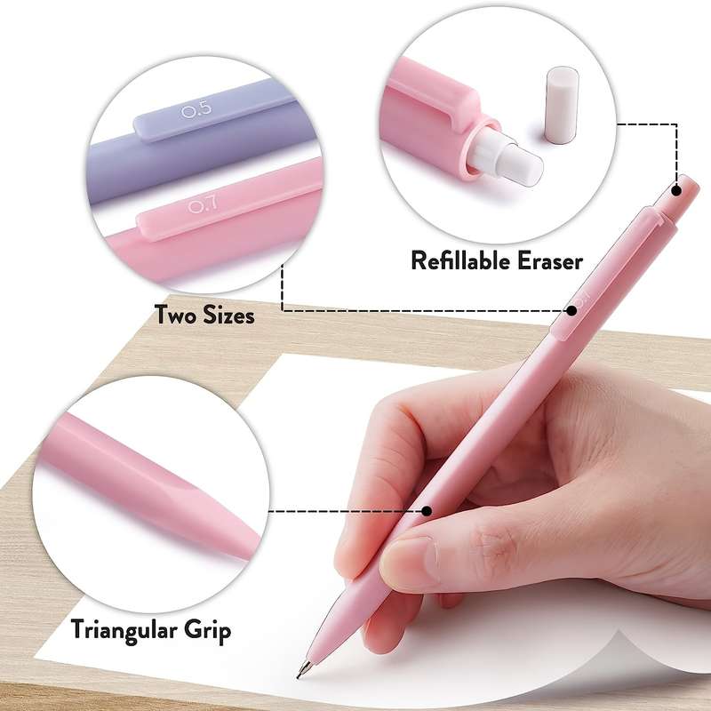 Cute Mechanical Pencil Set 6 Pieces