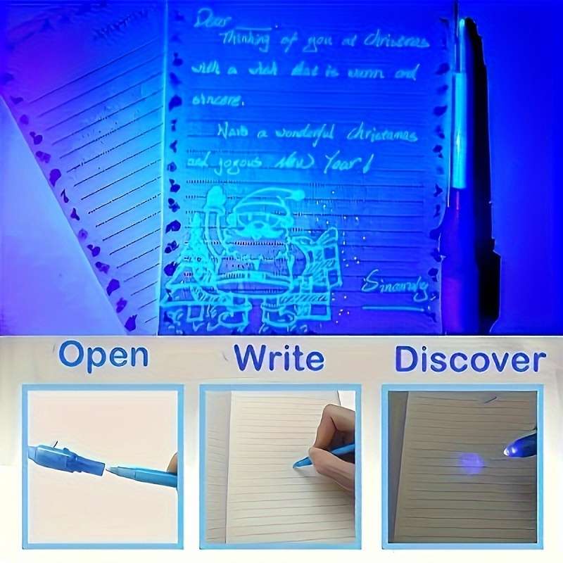 7-Piece Uv Pen Set Invisible Ink Marker Pen