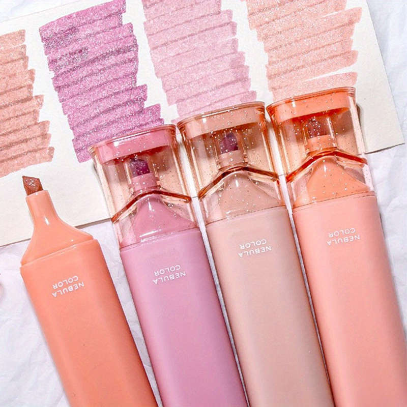 4-Pack Glitter Highlighters