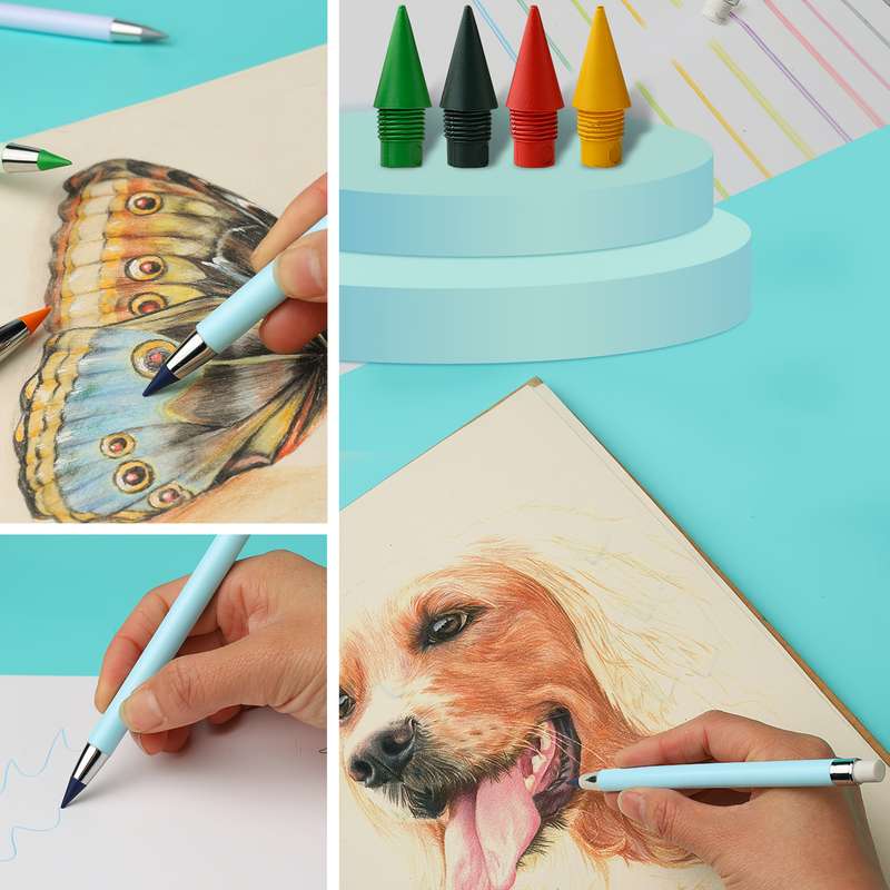 12 Permanent Colored Pencils