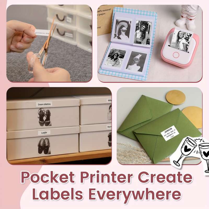 Mini Thermal Printer Wireless Sticker Maker