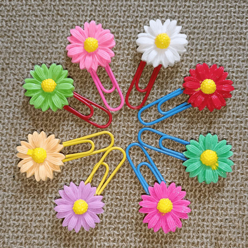 10Pcs Creative Color Paper Clips