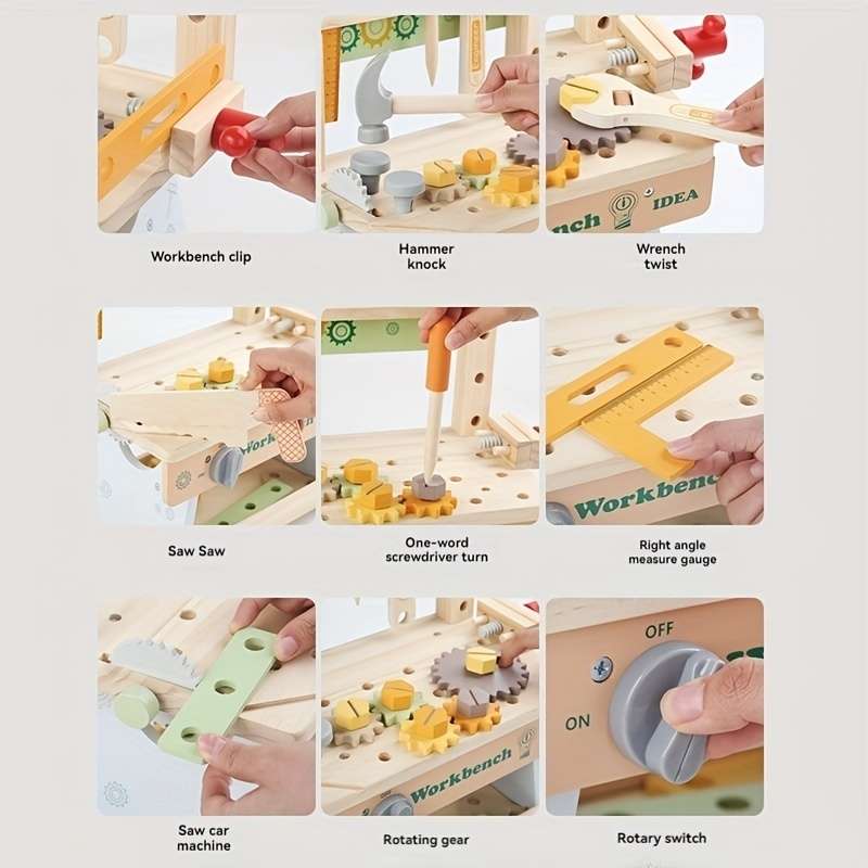 Children's Wooden Tool Set
