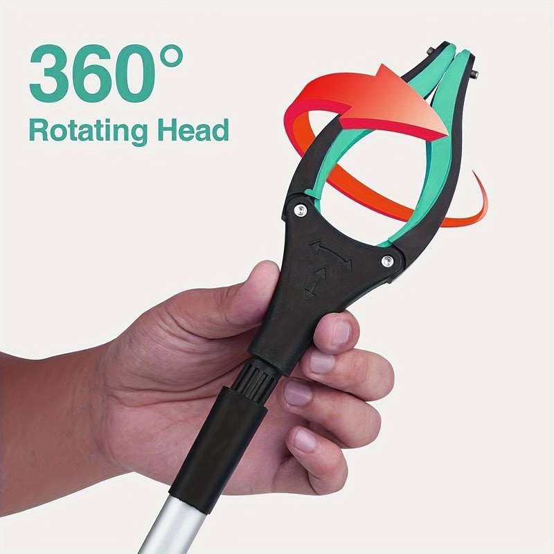 Ergonomic foldable telescopic grab tool