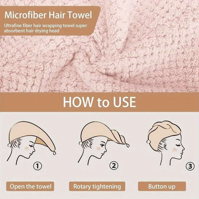 1 x Super Absorbent Soft Comfort Blow Dry Towel
